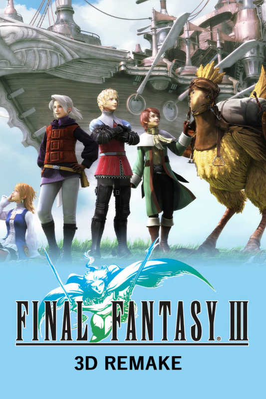 Final Fantasy III 3D Remake (2014) PT-BR